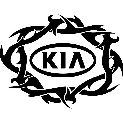 Вінілова наклейка на автомобіль - Kia Tribal v2
