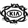 Вінілова наклейка на автомобіль - Kia Tribal v2