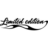 Вінілова наклейка на автомобіль - Limited Edition v2