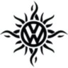 Вінілова наклейка на автомобіль - Volkswagen Tribal v2