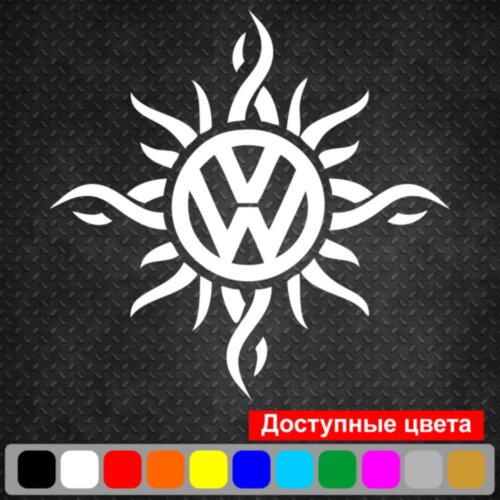 Вінілова наклейка на автомобіль - Volkswagen Tribal v2
