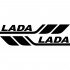 Набір вінілових наклейок на борт автомобіля - Lada (2 шт) v2