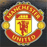 Виниловая наклейка на автомобиль - ФК Манчестер Юнайтед | FC Manchester United v2