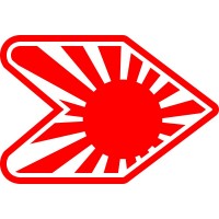 Наклейка на автомобіль - Wakaba Rising Sun /JDM Прапор Японії