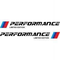 Набор виниловых наклеек на автомобиль - BMW Performance v2 (2шт)