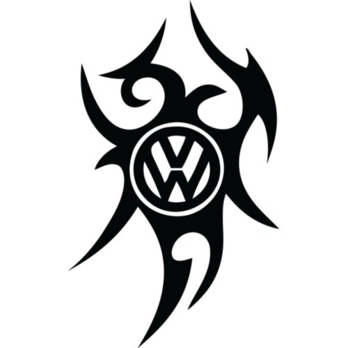 Вінілова наклейка на автомобіль - Volkswagen Tribal v3