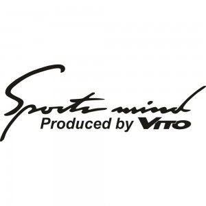 Виниловая наклейка на автомобиль - Sports mind produced by Vito