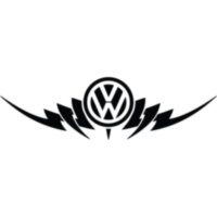 Виниловая наклейка на автомобиль - Volkswagen Tribal v4