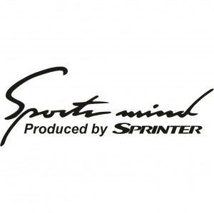Вінілова наклейка на автомобіль - Sports mind produced by Sprinter
