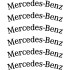 Комплект наклейок на супорти - Mercedes-Benz v2 (6 шт.) Комплект наклейок на супорти - Mercedes-Benz v2 (6 шт.)