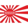Наклейки на автомобіль - Японський прапор JDM Nissan