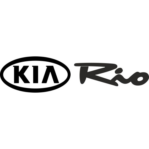 Вінілова наклейка на автомобіль - KIA Rio v3