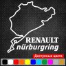 Виниловая наклейка на автомобиль - Renault Nurburgring | Рено Нюрбургринг Виниловая наклейка на автомобиль - Renault Nurburgring | Рено Нюрбургринг