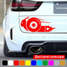 Наклейка виниловая на автомобиль - Turbo улитка v2