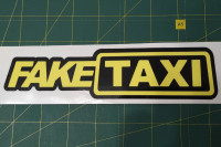 Вінілова наклейка наклейка на автомобіль - Fake TAXI
