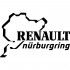 Виниловая наклейка на автомобиль - Renault Nurburgring | Рено Нюрбургринг v3