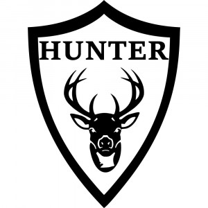 Вінілова наклейка на автомобіль - Hunter | Мисливець v5