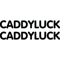 Набір вінілових наклейок на автомобіль - CADDYluck VW (2шт)