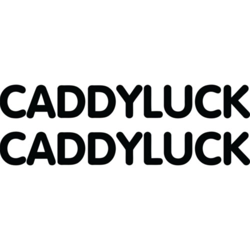 Набір вінілових наклейок на автомобіль - CADDYluck VW (2шт)