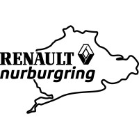 Виниловая наклейка на автомобиль - Renault Nurburgring | Рено Нюрбургринг v4