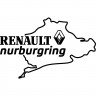 Вінілова наклейка на автомобіль - Renault Nurburgring | Рено Нюрбургрінг v4 Вінілова наклейка на автомобіль - Renault Nurburgring | Рено Нюрбургрінг v4