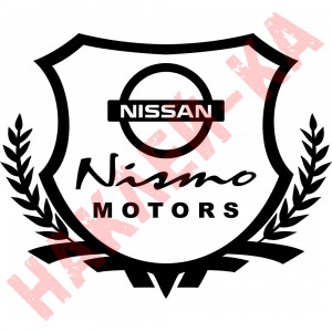 Вінілова наклейка на автомобіль - Nissan Nismo Motors Щит з логотипом