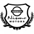 Вінілова наклейка на автомобіль - Nissan Nismo Motors Щит з логотипом Вінілова наклейка на автомобіль - Nissan Nismo Motors Щит з логотипом