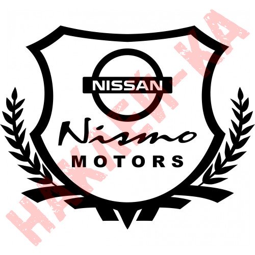 Виниловая наклейка на автомобиль - Nissan Nismo Motors Щит с логотипом