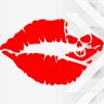 Вінілова наклейка на автомобіль - The kiss of death