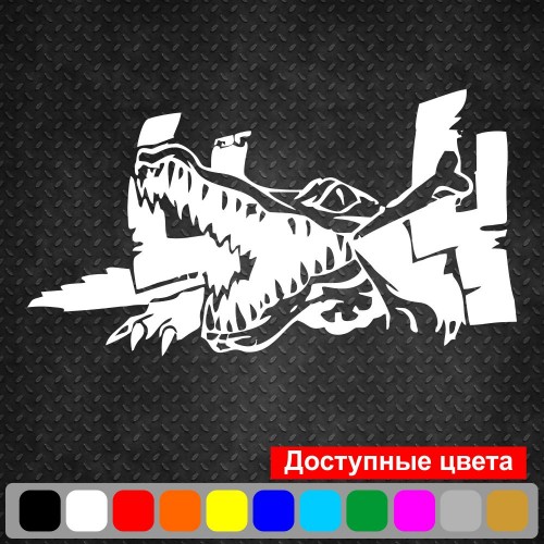 Вінілова наклейка на автомобіль - 4x4