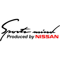 Вінілова наклейка на автомобіль - Sports mind produced by Nissan