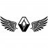 Вінілова наклейка на автомобіль - Крила Renault