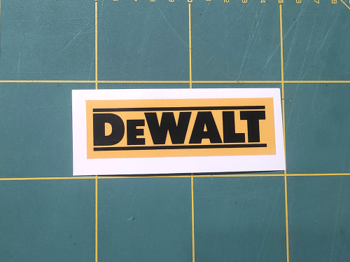 Вінілова наклейка наклейка - DeWALT