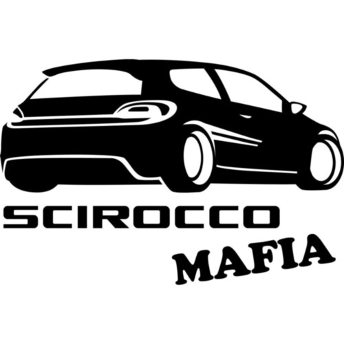 Виниловая наклейка на автомобиль - Volkswagen Scirocco Mafia