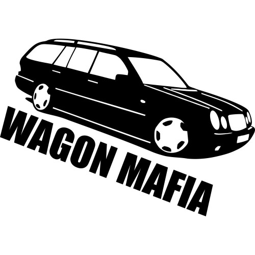 Вінілова наклейка на автомобіль - Wagon Mafia Mercedes-Benz