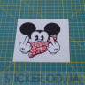 Вінілова наклейка на автомобіль - Mickey mouse