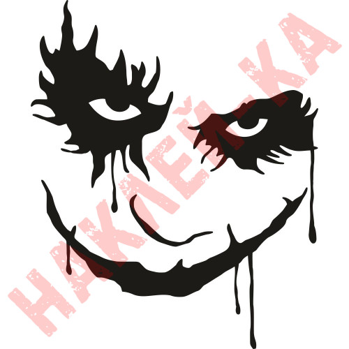 Виниловая наклейка на автомобиль - Джокер (Joker) v7