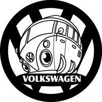 Виниловая наклейка на автомобиль - Volkswagen Transporter T1