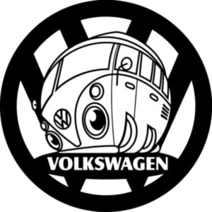 Вінілова наклейка на автомобіль - Volkswagen Transporter T1