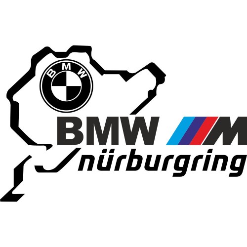 Вінілова наклейка на автомобіль - BMW M Nurburgring | БМВ М Нюрбургрінг v3