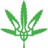Вінілова наклейка на автомобіль - Тризуб (Тризуб) Ganja Style Вінілова наклейка на автомобіль - Тризуб (Тризуб) Ganja Style