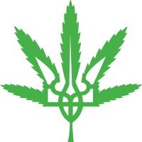 Виниловая наклейка на автомобиль - Трезубец (Тризуб) Ganja Style