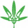 Вінілова наклейка на автомобіль - Тризуб (Тризуб) Ganja Style Вінілова наклейка на автомобіль - Тризуб (Тризуб) Ganja Style