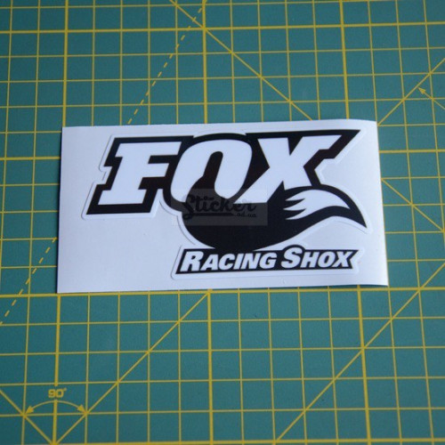Вінілова наклейка стікер - FOX Racing Shox