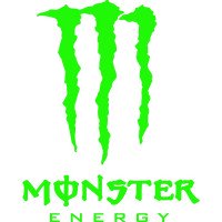 Вінілова наклейка на автомобіль або мотоцикл - Monster Energy v2