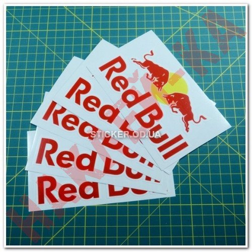 Виниловая наклейка на автомобиль - Red Bull