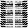 Набор наклеек на борт авто - OPEL Astra, Corsa, Vectra, Insignia, Vivaro, Zafira, Meriva, Grandland, Crossland, Combo, Movano, Adam, Mokka, Frontera Набор наклеек на борт авто - OPEL Astra, Corsa, Vectra, Insignia, Vivaro, Zafira, Meriva, Grandland, Crossland, Combo, Movano, Adam, Mokka, Frontera