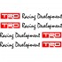 Набір вінілових наклейок на ручки авто - Racing Development TRD (4 шт.) Набір вінілових наклейок на ручки авто - Racing Development TRD (4 шт.)