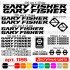 Виниловые наклейки на велосипед - набор Gary Fisher v2 (24шт) Виниловые наклейки на велосипед - набор Gary Fisher v2 (24шт)