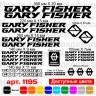 Виниловые наклейки на велосипед - набор Gary Fisher v2 (24шт) Виниловые наклейки на велосипед - набор Gary Fisher v2 (24шт)